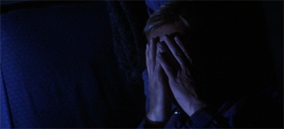 Tripping over his emotional state...