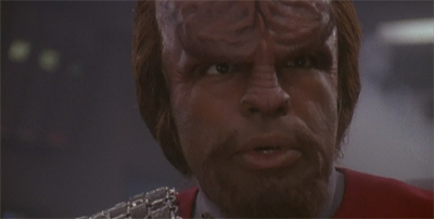 Cry havoc, and let slip the dogs of Worf...