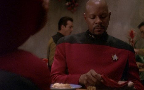 "Dad's idea of matching napkins to uniforms was an inspired touch..."