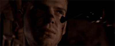 Barrelling down on him...