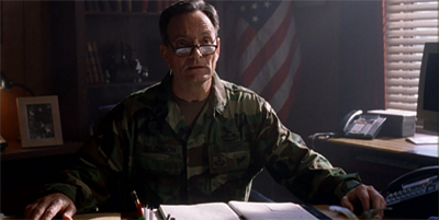 "I'm afraid Lance Henriksen is not available right now. Although, Millennium was just cancelled..."