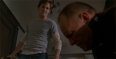 To the sheriff, Max's betrayal was a punch in the gut. Also, the punch in the gut was a punch in the gut.