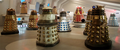 "What is the collective noun for a bunch of Daleks? An 'Extermination of Daleks'?"