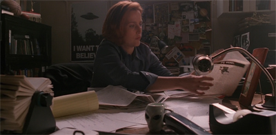 "Mulder made sure to leave me that mug. Of course he did."