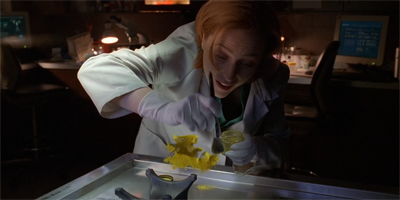 Just putting his face on...