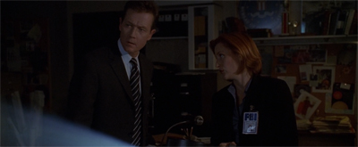 "Is there any sign of --?" "Two small puncture wounds on the neck?" "I wasn't asking that." "Too bad. We got 'em."