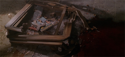 Smashed to pieces...