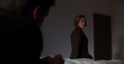 "But not on this bed. It's got grave dirt on it."