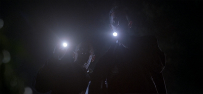 "How come I don't get one of those big flashlights?"