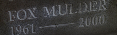 "You think he'd have just pre-paid for them to do it after he died." "Mulder always was theatrical."