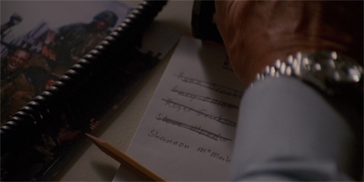 "Do any of you know where Mulder is?"