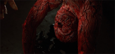 The blood drains from his face. And everywhere else.