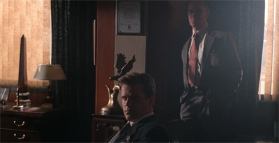 "Hey, this 'lone woman in a room full of powerful men' thing was powerful back in Patient X."