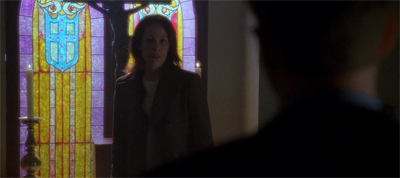 "Boy that is one brightly coloured stain-glass window..."