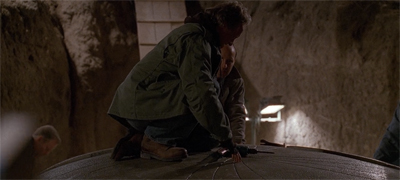 "The crowbar didn't work. Fetch me my drill."