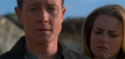 Somebody had to fill the void of manly tears left by Mulder. Doggett stepped up.