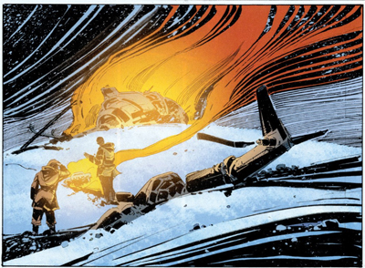 "I guess we're crashing here..."