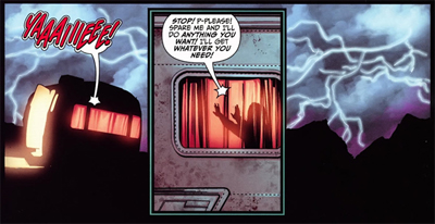 Lightning strikes...