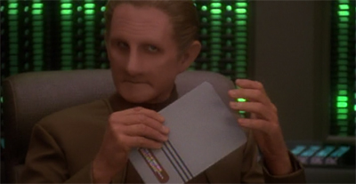 For a shape-shifter, Odo really needs to work on that "come hither" look.
