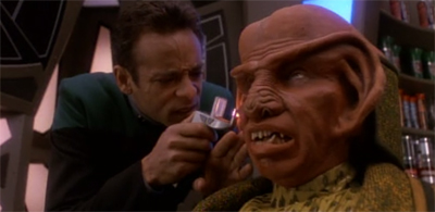 Giving him an ear full...