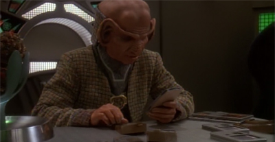 Padding out his speech...