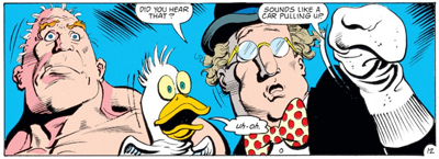 He's just a puppet who can see the strings...