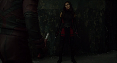 "Yeah, Melvin ran out of fabric when he was doing the shoulders. Still, you should see what Psylocke's wearing."