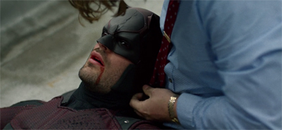 Masking his arrival.