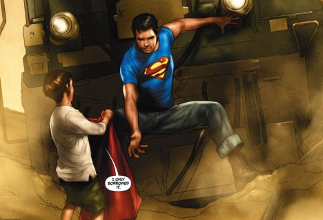 Wow, he IS more powerful than a locomotive...!