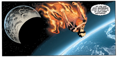 The Superman who fell to Earth...