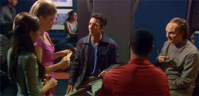 "This is a little awkward. I mean, you could at least pretend that you want Travis' autograph."