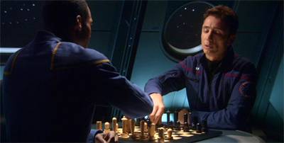 "But no one's made the decision to abandon the infected show... er, I mean, crew members."