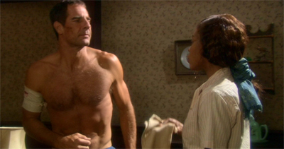 "The CW, you say? Perhaps I won't be needing my shirt after all. By the way, do you have a salmon ladder I could use?"