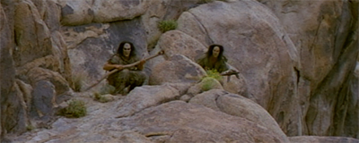 Stone knives and bear skins.