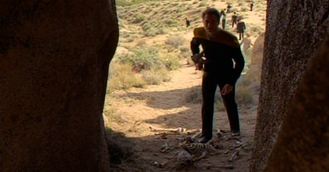 Picking over the bones. An apt image for the third season premiere.