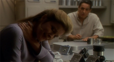 Putting her neck on the line.