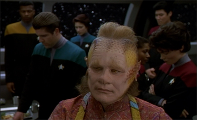 Neelix is not happy. Not. One. Bit.