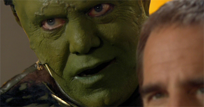 "Don't mind me. I'll just be creepy back here."