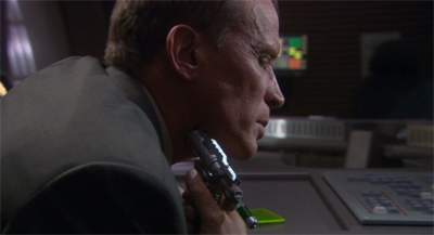 Up to his neck in hypocrisy.