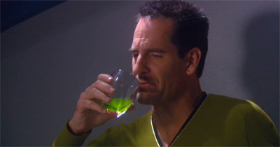 "It is... it is green."