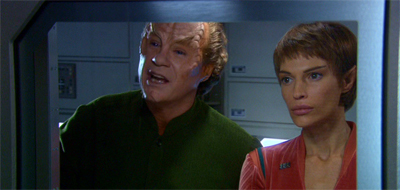 "Seriously? I can't believe nobody on this ship is interested in a little hot decon gel action!"