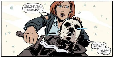 The Acolytes learned quickly not to offer Scully half of what they offered Mulder.