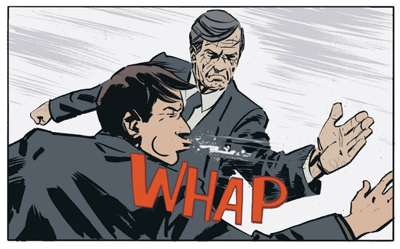 The Cigarette-Smoking Man believes Mulder's never too big for a disciplining.