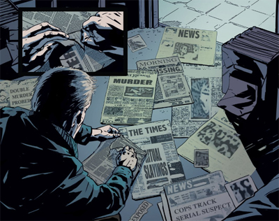 "Fun fact: this is mostly how Mulder puts together his own conspiracy theories."