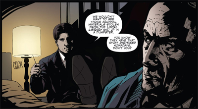 "Sorry, it was pitch Black in here."