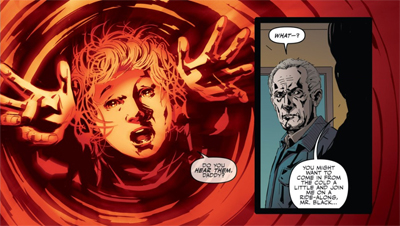 "Well, most fathers and daughters like to share interests."