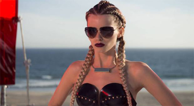 Reflective aviator sunglasses! Thematic!