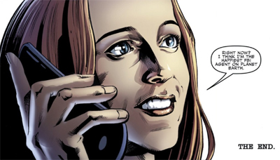 "Because we just reached the end of Dave's script."