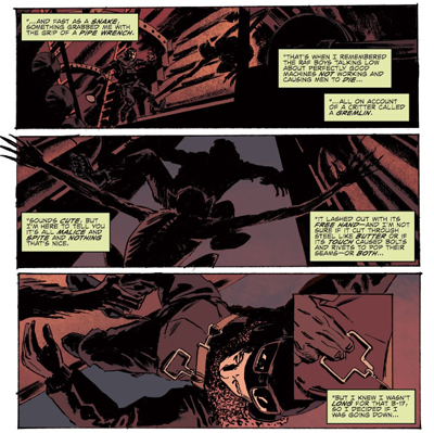 "There's... something... in the bomb bay!"