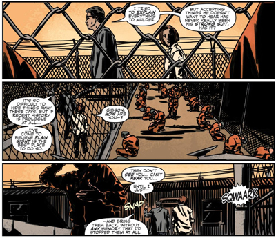 "Camp X-Ray, geddit? I mean, if we're going to do a comic book, we might as well have a comic book villain, right?"